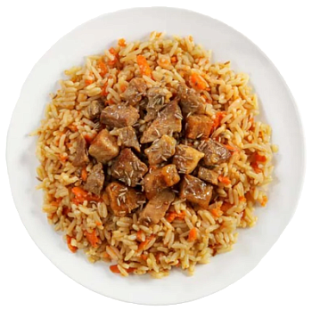 Плов со свининой вес