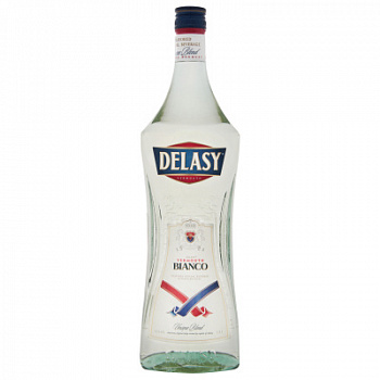 Напиток винный  Вермут Деласи Ботаникал Херб белый 1л 15%