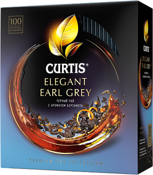 Чай Кёртис Элегант Эрл Грей черный 100пак