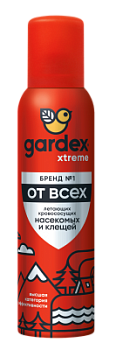 Аэрозоль от всех насек и клещ Gardex Extreme 150мл