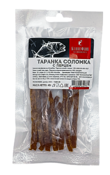 Таранка соломка с перцем 40 г