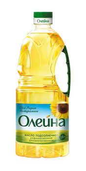 Масло подсолнечное Олейна рафинированное 1,8л