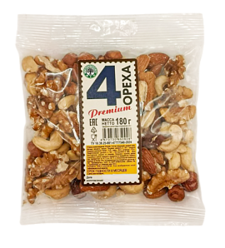 Смесь 4 ореха Векторвкусофф 180г
