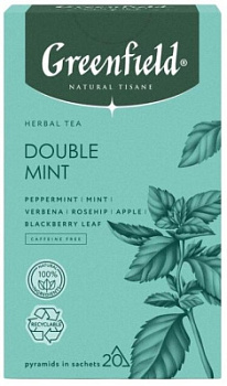 Чай Гринфилд Дабл Минт 20пир
