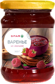 Варенье SPAR из Малины 300г