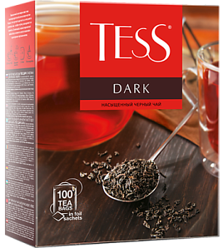 Чай Тесс Дарк черный 100пак