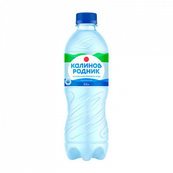 Вода минеральная природная столовая Калинов Родник газ 0,5 л.