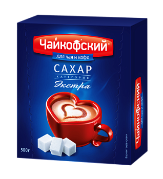 Сахар-рафинад белый Чайкофский 500г