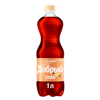 Напиток газ Добрый Кола Ваниль 1л