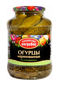 Огурчики маринованные Валдайский погребок 840г ж/б