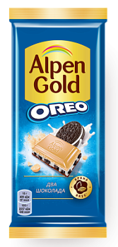 Шоколад Альпен Голд Орео Два Шоколада 85г