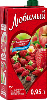 Нектар Любимый Земляничное лето 0,95л