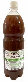 Квас Первая квасоварня Солодовый 100% 1,5л