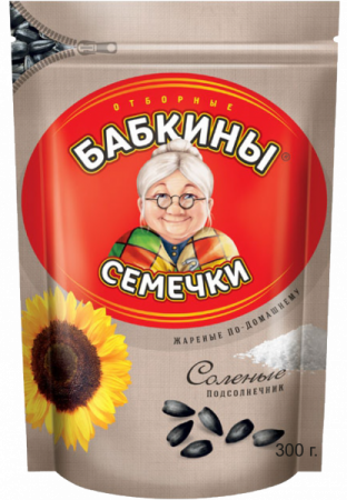 Семечки Бабкины жареные соленые 300г