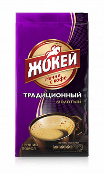 Кофе молотый Жокей Традиционный 100г
