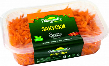 Морковь по-корейски Натурово 170г
