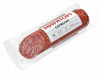Колбаса в/к Сервелат Мираторг 375г