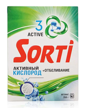 Порошок стиральный Сорти автомат Активный кислород 350г