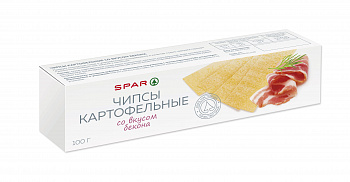 Чипсы SPAR Бекон 100г