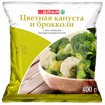 Цветная капуста и брокколи SPAR  400г