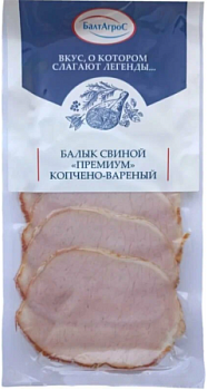 Балык в/к Свиной Премимиум БалтАгрос нарезка 90г