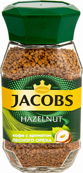Кофе растворимый Якобс Лесной орех натуральный 95г ст/б