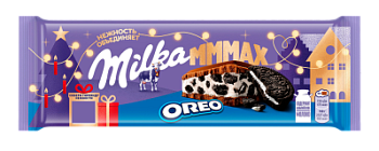 Шоколад Милка МММАХ молочный Ваниль/Печенье Орео 253г