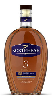 Коньяк Коктебель 3 года 0,5л 40%