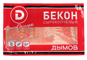 Бекон с/к Венгерский Дымов нарезка 200г