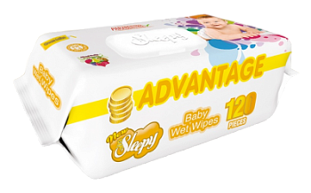 Салфетки влаж детские Слипи Advantage А120