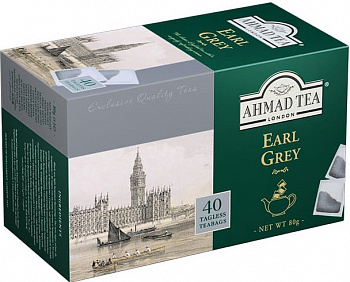Чай Ахмад Эрл грей черный 40пак