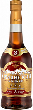Коньяк Армянский 3 года SPAR 0,5л 40%