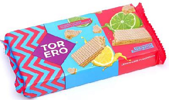 Вафли Тореро cо вкусом лимон-лайм 200г