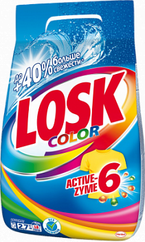 Порошок стиральный Лоск автомат Колор 2,7кг