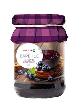 Варенье SPAR Черная смородина 300г