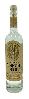 Водка Дикий мёд на прополисе 0,5л 40%