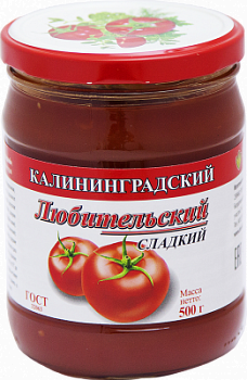 Соус Калининградский Любительский сладкий 500г