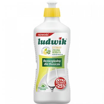 Средство для посуды Людвик 450мл Цитрус/Зеленый чай