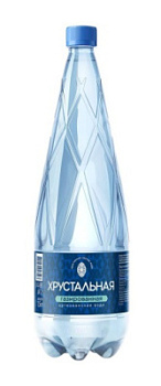 Вода питьевая Хрустальная газ 1,5л
