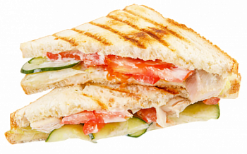 Сэндвич с копченой грудкой Люблинские продукты 200г