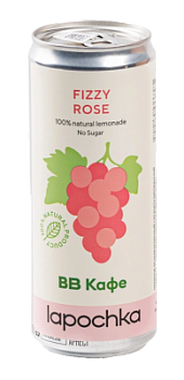 Лимонад Лапочка Физзи Розе 0,33л ж/б