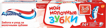 Зубная паста детская Аквафреш 50мл Little Teeth Молочные зубки