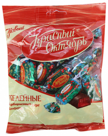Конфеты желейные Красный Октябрь со вкусом барбариса 250г