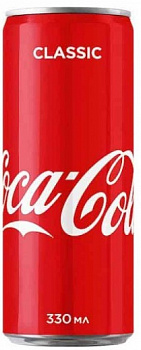 Напиток газ Кока-Кола 0,33л ж/б