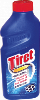 Гель для чистки труб Тирет 500мл
