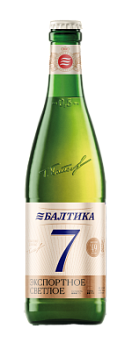 Пиво светлое Балтика №7 Экспорт 0,5л 5,4% ст/б