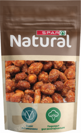 Арахис в соленой карамели SPAR Natural 170г
