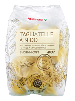 Макар изд SPAR Гнезда Фетучини 400г