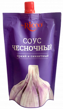 Соус майонезный Мр.Рикко Чесночный 210г д/п