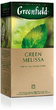 Чай Гринфилд Мелисса зеленый 25пак